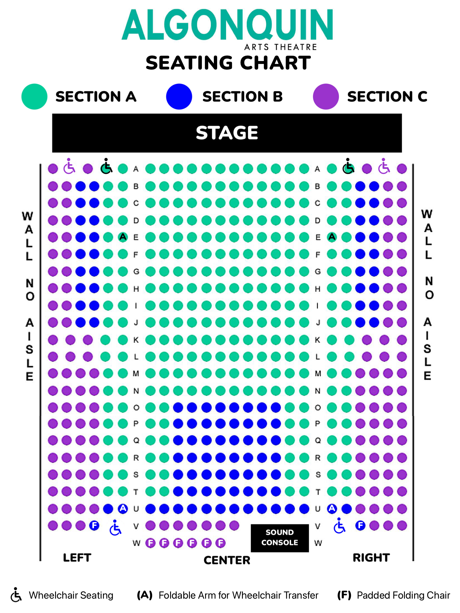 Algonquin Arts Theatre Seating Chart